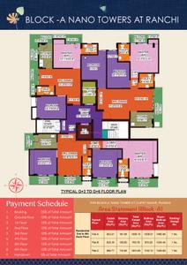 Image of 1470 Sq.ft 2 BHK Apartment / Flat for sale in Nano Tower, Argora, Ranchi for Rs. 6328500