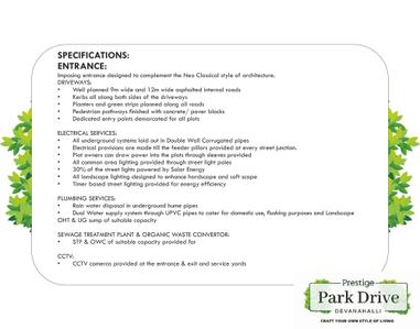 Prestige Park Drive Phase 3 Brochure 19