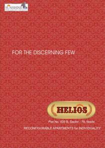 Image of 2200 Sq.ft 3.5 BHK Apartment / Flat for sale in Sunshine Helios, Sector 78, Noida for Rs. 30000000