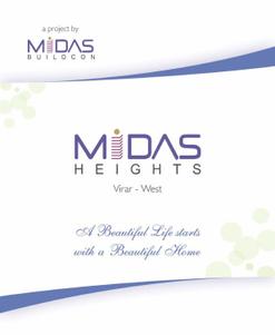 Image of 1000 Sq.ft 3 BHK Apartment / Flat for sale in Midas Heights, Virar West, Virar for Rs. 6395000