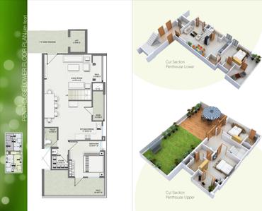Image of 1000 Sq.ft 2 BHK Apartment / Flat for sale in Fortune Greenfields, Bhayli, Vadodara for Rs. 3300000