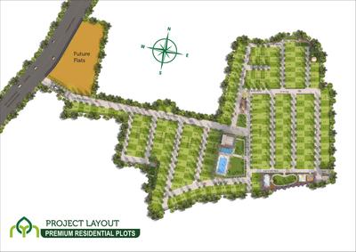 Image of 2500 Sq.ft 3 BHK Villa for sale in Metro Park, Saddu, Raipur for Rs. 9200000