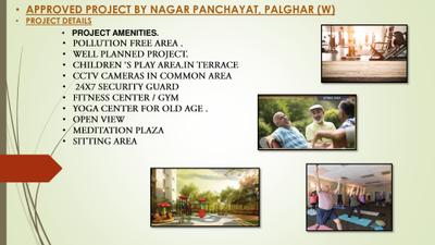 Image of 550 Sq.ft 1 BHK Apartment / Flat for sale in Satghare Viraj Residency, Palghar, Mumbai for Rs. 2250000