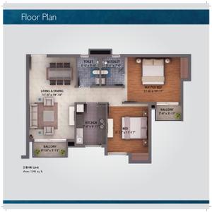Image of 2302 Sq.ft 4 BHK Apartment / Flat for sale in Umang Winter Hills, Sewak Park, New Delhi for Rs. 35000000