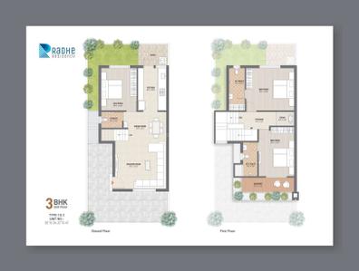 Image of 2259 Sq.ft 3 BHK Independent House for sale in Radhe Residency, Shiholi, Gandhinagar for Rs. 11000000