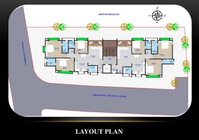 Image of 1400 Sq.ft 3 BHK Apartment / Flat for sale in Birva Devas 2, Ambawadi, Ahmedabad for Rs. 15200000