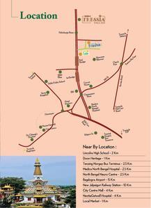 Image of 970 Sq.ft 3 BHK Apartment / Flat for sale in SBM Fressia Enclave, Champasari, Siliguri for Rs. 3657600