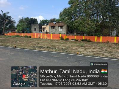 Image of 800 Sq.ft Residential Plot / Land for sale in AVM Metro City, Mathur, Mathavaram, Chennai for Rs. 5040000