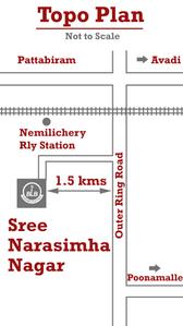 Image of 1200 Sq.ft Residential Plot / Land for sale in BLB Sree Narasimha Nagar, Pattabiram, Chennai for Rs. 2398800