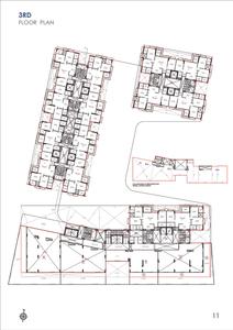 Image of 2178 Sq.ft 3 BHK Apartment / Flat for sale in Kaavyaratna Sanskruti 2, Bhaijipura, Gandhinagar for Rs. 10406000