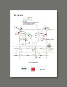 Image of 1926 Sq.ft 3 BHK Apartment / Flat for sale in Akshar Sahjanand Skyline, Vavol, Gandhinagar for Rs. 6500000