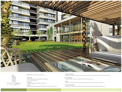 Image of 1890 Sq.ft 3 BHK Apartment / Flat for sale in Krishna Dharti Saket Height, Gota, Ahmedabad for Rs. 12700000