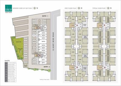 Image of 1044 Sq.ft 2 BHK Apartment / Flat for sale in Shiv Ganesh Vatika, Sabarmati, Ahmedabad for Rs. 6200000