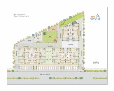 Image of 2313 Sq.ft 3 BHK Apartment / Flat for sale in Rudram Skyvue, Gota, Ahmedabad for Rs. 12500000