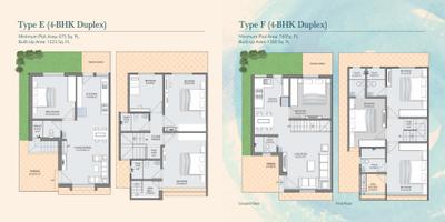 Image of 1500 Sq.ft 4 BHK Villa for sale in Ananta Swagatam, Atladara, Vadodara for Rs. 7500000