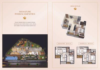 Image of 850 Sq.ft 2 BHK Apartment / Flat for sale in Davakhar Sereno Phase III, Kalyan East, Kalyan for Rs. 3800000