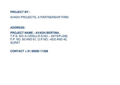 Avadh Bertina Brochure 17