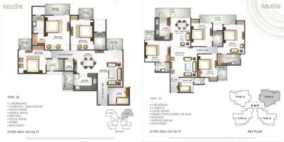 Image of 1317 Sq.ft 2.5 BHK Apartment / Flat for sale in Golfgreen Elite Homz, Sector 77, Noida for Rs. 17500000