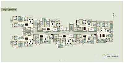 Image of 1540 Sq.ft 3 BHK Apartment / Flat for sale in Hilite Corinth, Poovangal, Kozhikode for Rs. 16800000