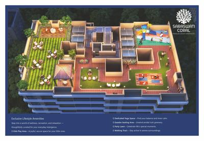 Image of 1300 Sq.ft 2 BHK Apartment / Flat for sale in Shree Saraswati Coral, Belapur CBD, Navi Mumbai for Rs. 15000000