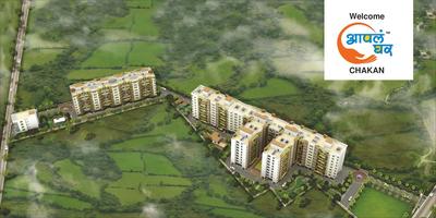 Image of 698 Sq.ft 1 BHK Apartment / Flat for sale in Maple Aapla Ghar Chakan by Selvaganesh Constructions Pvt. Ltd., Chakan, Pune for Rs. 2800000