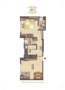 Image of 687 Sq.ft 2 BHK Apartment / Flat for sale in Shreeji Serenity, Dadar West, Mumbai for Rs. 27500000