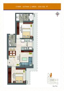 Image of 820 Sq.ft 2 BHK Apartment / Flat for sale in ASHAR MAPLE BIRCH, Mulund West, Mumbai for Rs. 17300000