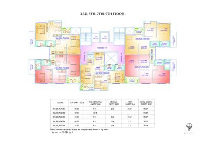 Image of 1000 Sq.ft 2 BHK Apartment / Flat for sale in Vishwakarma Vedant, Undri, Pune for Rs. 5800000