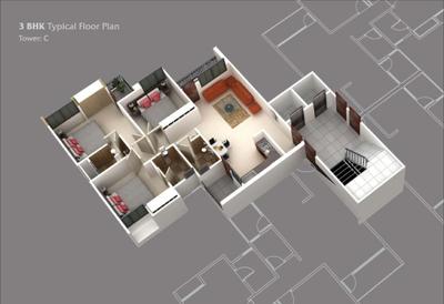 Image of 850 Sq.ft 2 BHK Builder Floor for sale in Royal Gold, Waghodia Road, Vadodara for Rs. 3300000