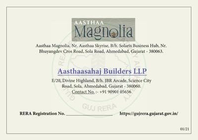Aasthaa Magnolia Brochure 1