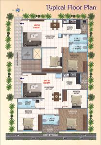 Image of 1100 Sq.ft 2 BHK Apartment / Flat for sale in SLV Elite Apartment, Gottigere, Bengaluru for Rs. 5000000