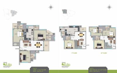 Image of 1200 Sq.ft 2 BHK Apartment / Flat for sale in Crescent Tulip, Koombara, Kozhikode for Rs. 8500000