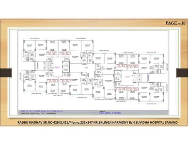 Image of 1323 Sq.ft 2 BHK Apartment / Flat for sale in Chetak Radhe Madhav, Sanand, Ahmedabad for Rs. 4100000