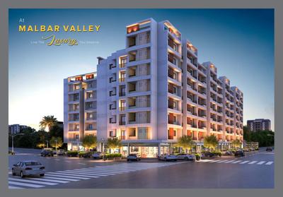 Image of 1400 Sq.ft 3 BHK Apartment / Flat for sale in Vinayak Malbar Valley, Makarpura, Vadodara for Rs. 5500000