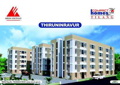 Image of 820 Sq.ft 2 BHK Independent House for sale in Arun Tilang, Thirunindravur, Chennai for Rs. 4650000
