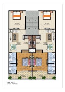 Image of 900 Sq.ft 2 BHK Apartment / Flat for sale in Vihaan Wisteria, Noida Extension, Greater Noida for Rs. 4200000