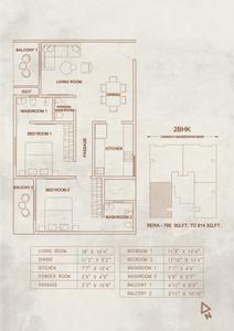 Image of 970 Sq.ft 2 BHK Apartment / Flat for sale in Suparshva Terraces Forjett Hill, Malabar Hill, Mumbai for Rs. 50400000