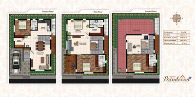Image of 2665 Sq.ft 4 BHK Duplex for sale in Jansen Brindavan Phase 2, Padur, Chennai for Rs. 24500000
