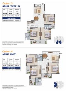 Image of 750 Sq.ft 3 BHK Apartment / Flat for sale in Conscient Habitat 102, Sector 102, Gurgaon for Rs. 8500000