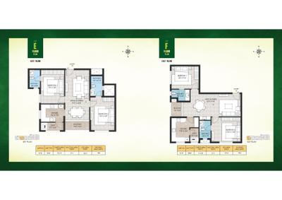 Image of 1250 Sq.ft 3 BHK Apartment / Flat for sale in MKB Nest, KK Nagar, Tiruchirappalli for Rs. 9367000