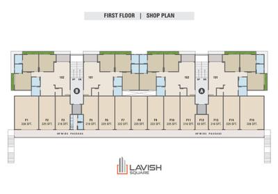 Image of 1035 Sq.ft 3 BHK Apartment / Flat for sale in Empire Lavish Square, Kadi, Mehsana for Rs. 5200000