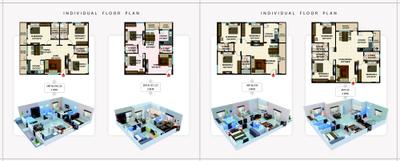 Image of 1455 Sq.ft 3 BHK Apartment / Flat for sale in South West Group South Park, Tejaswini Nagar, Bengaluru for Rs. 8875000