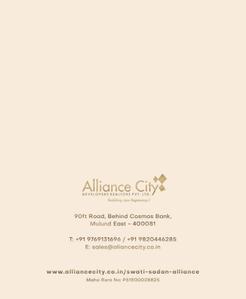 Swati Sadan Alliance Brochure 19