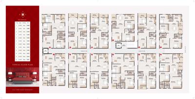 Image of 1238 Sq.ft 2 BHK Apartment / Flat for sale in VBC Oracle Heaven, Narayanapura, Bengaluru for Rs. 8700000