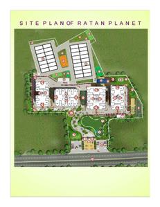 Image of 1250 Sq.ft 3 BHK Apartment / Flat for sale in Ratan Planet, Kalyanpur, Kanpur for Rs. 9500000