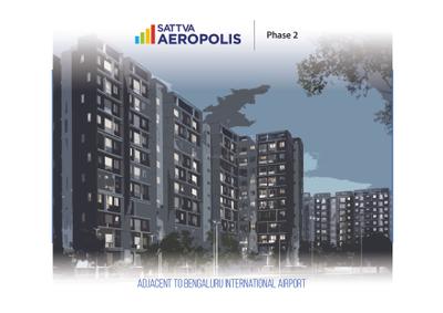 Image of 950 Sq.ft 3 BHK Apartment / Flat for sale in Trinayani Sattva Aeropolis Phase 2, Boovanahalli, Bengaluru for Rs. 12000000
