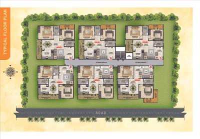 Image of 1335 Sq.ft 2 BHK Apartment / Flat for sale in K Residency, Sarjapur, Bengaluru for Rs. 9600000