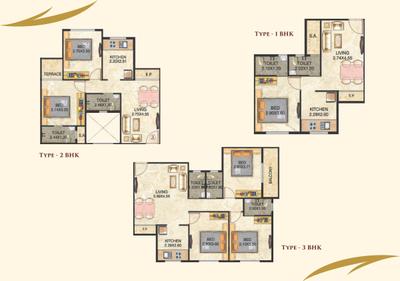 Image of 695 Sq.ft 1 BHK Apartment / Flat for sale in Swanand Bliss, Ambernath East, Ambernath for Rs. 2599000