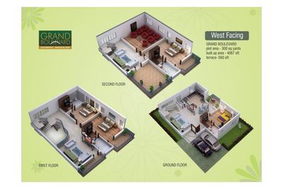 Image of 4100 Sq.ft 5 BHK Villa for sale in Grand Boulevard, Kokapet, Hyderabad for Rs. 90000000