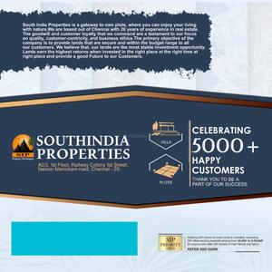 Image of 1200 Sq.ft Residential Plot / Land for sale in Tatia Township, Thazhambur, Chennai for Rs. 6100000